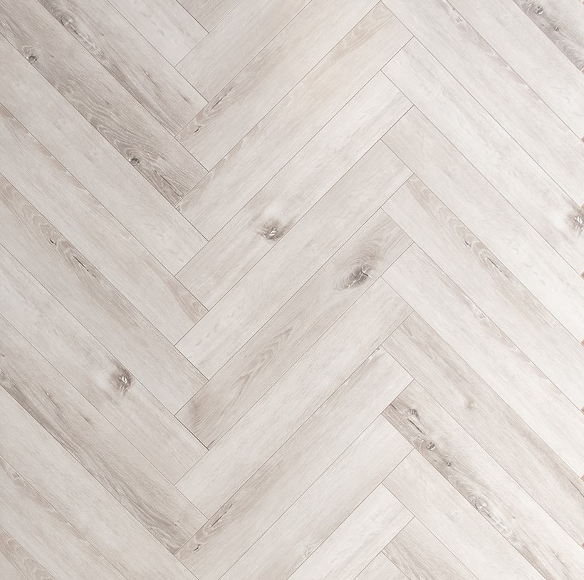 Herringbone Alaska Grey Gloss 8mm AC-3