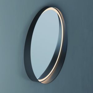 Columbia 60 Round LED Mirror w/ Shelf