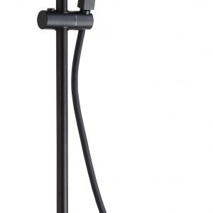 Kenya Dual Outlet Thermostatic Shower Black