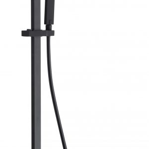 Neptune Dual Outlet Thermostatic Shower Black