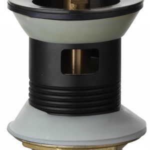 Clic Clac Basin Waste Black (Slotted)